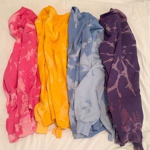 Tie Dye/ Bleach Dye Sweatshirts